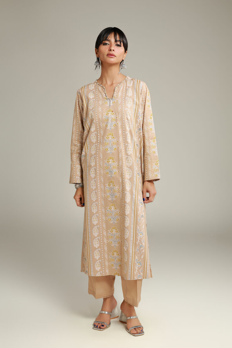 Printed | Cambric | Floral Longline Kurta | USD 35.00