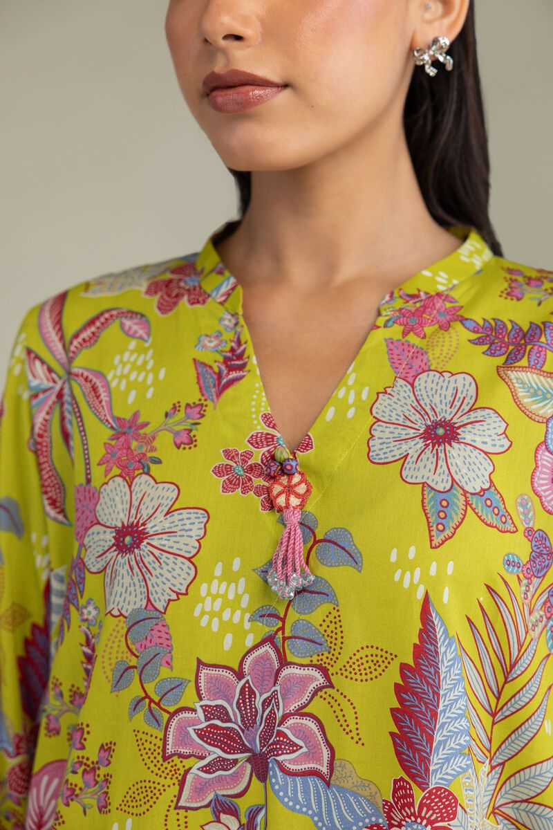 Printed | Cambric | Floral Cambric Kurta | USD 35.00
