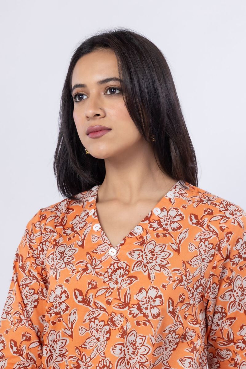 Printed | Cambric | Kurta | USD 6.00