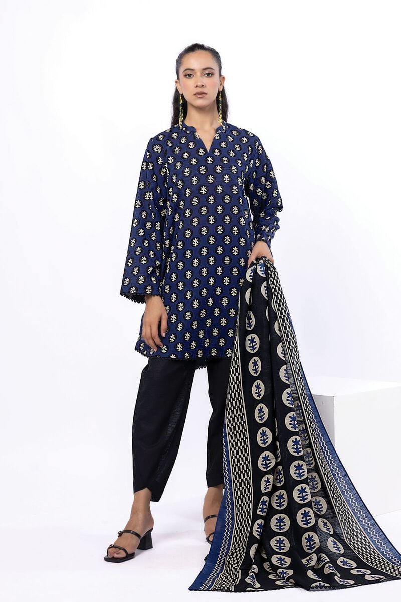 Printed | Light Khaddar | Tailored 3 Piece | USD 45.00