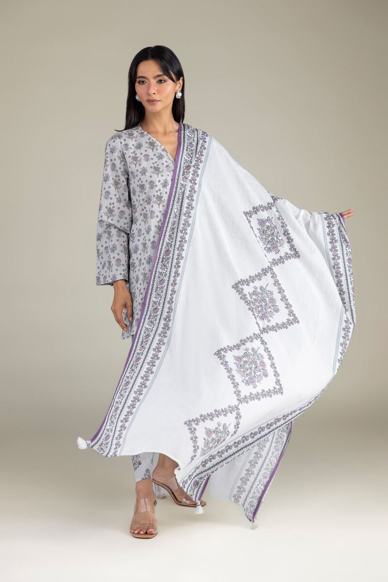 Printed | Lawn | Floral Lawn Dupatta | USD 30.00