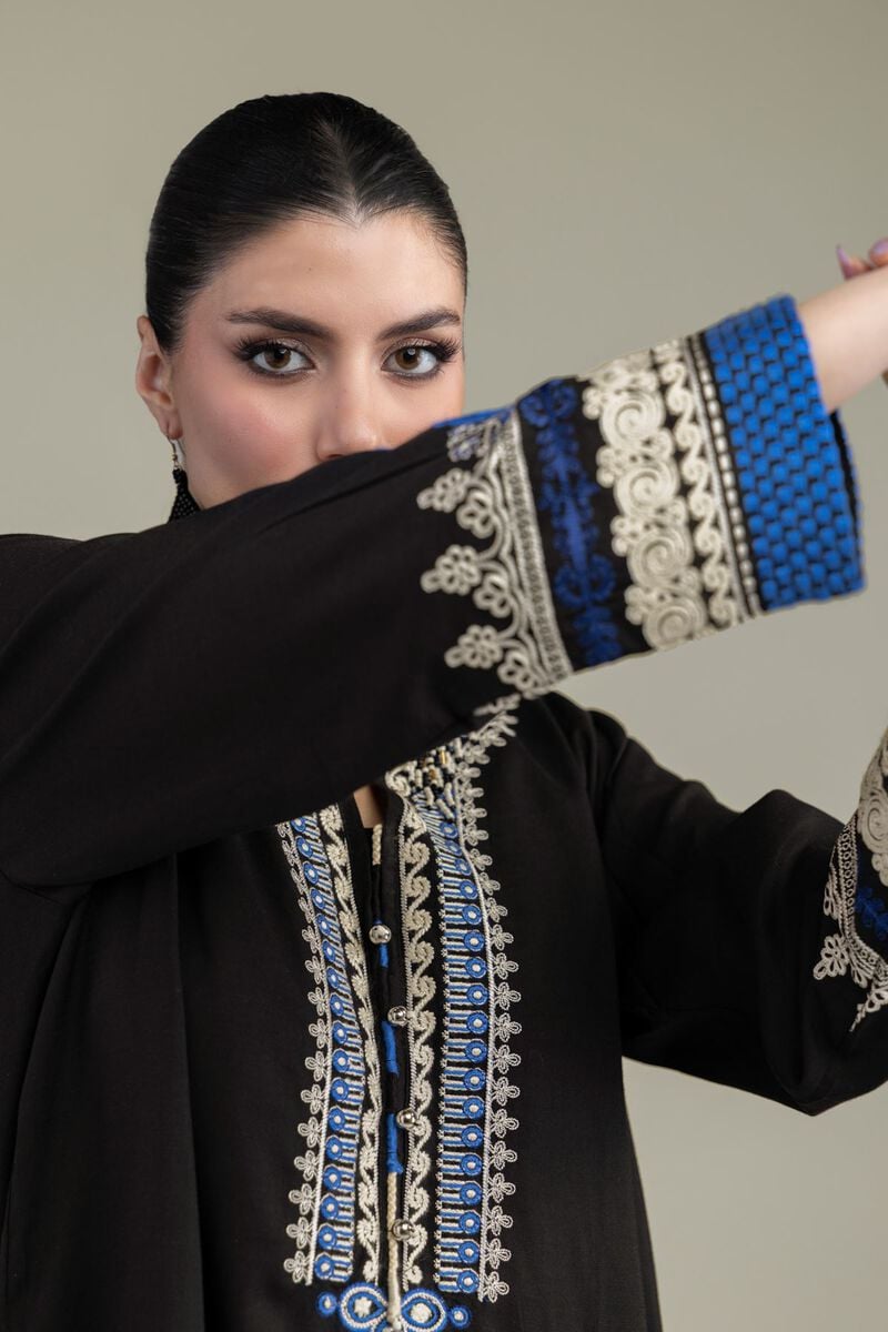 Embroidered | Raw Silk | Short Silk Kurta | USD 45.00