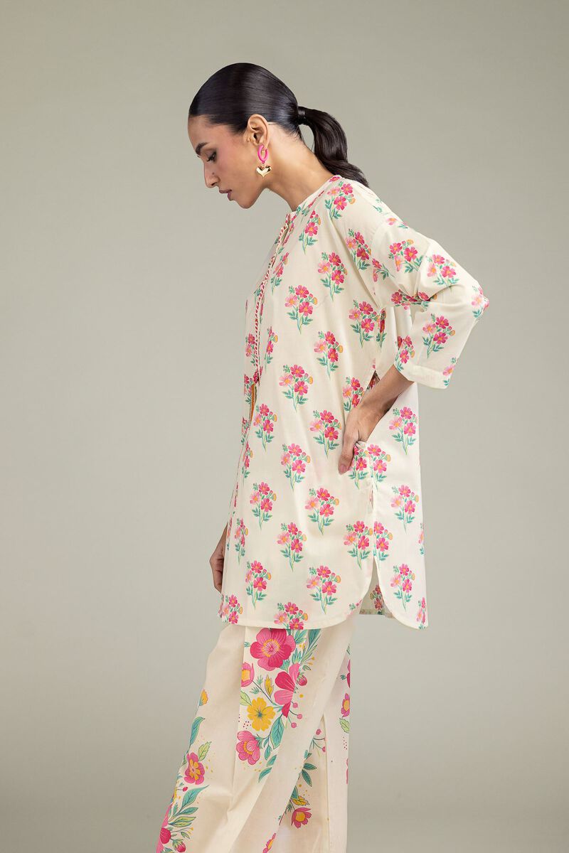 Printed | Cambric | Floral Cambric Kurta | USD 30.00
