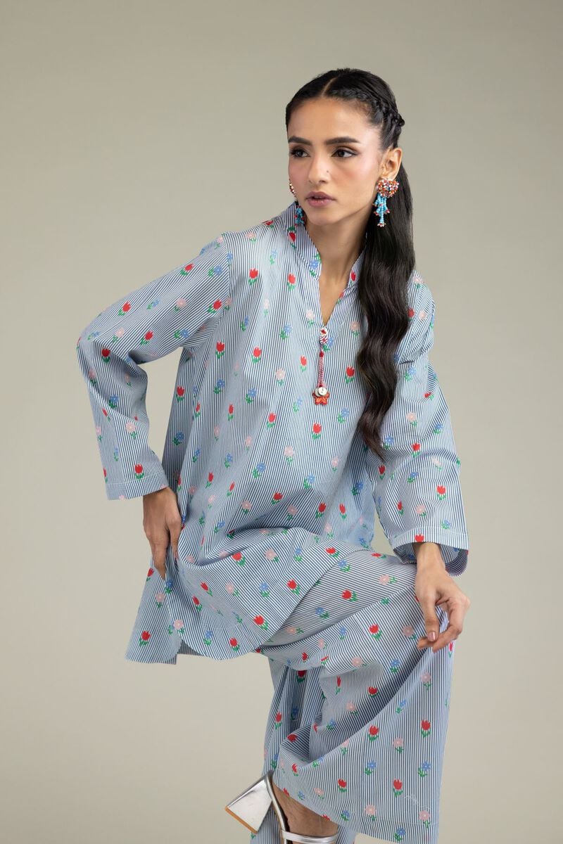 Printed | Cambric | Short Cambric Kurta | USD 30.00