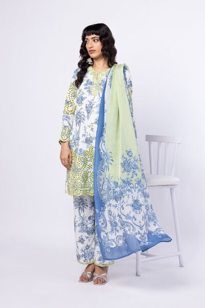 Embroidered | Crosshatch Raw Silk | Pants | USD 20.00