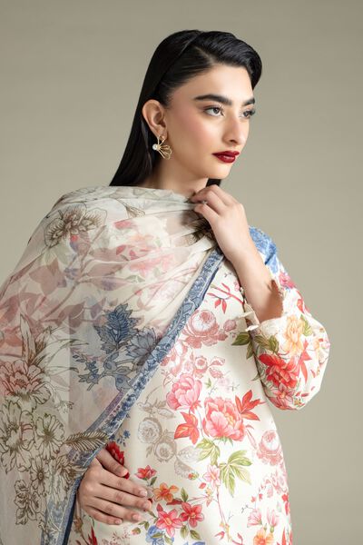 Printed | Chiffon | Dupatta | USD 18.00
