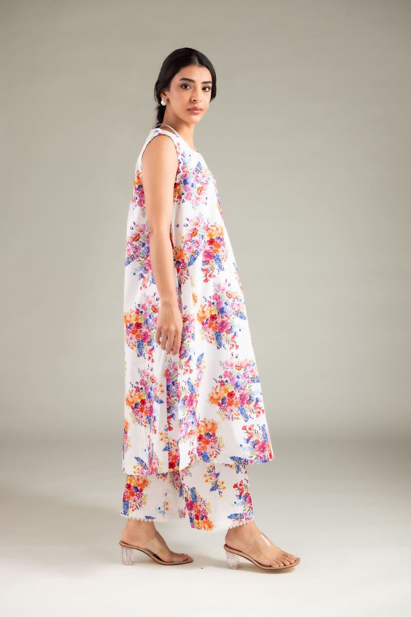 Printed  | Textured Cotton | Pants | USD 25.00