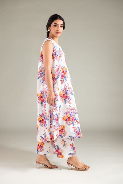 Printed  | Textured Cotton | Pants | USD 25.00