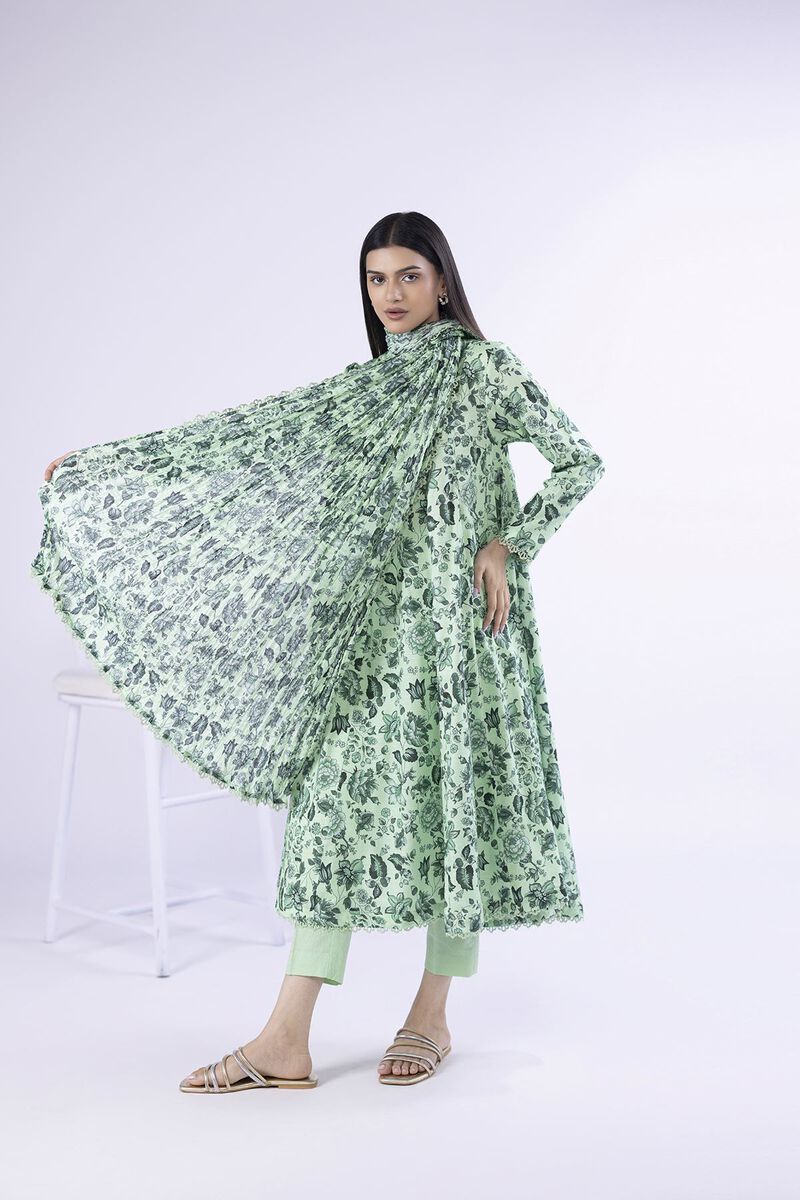 Printed | Voile | Dupatta | USD 10.00