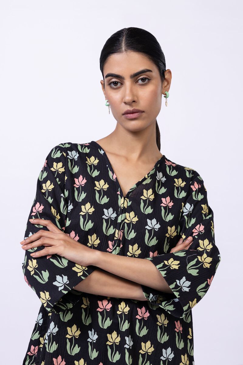 Printed | Ripple Crinkle | Kurta | USD 7.50