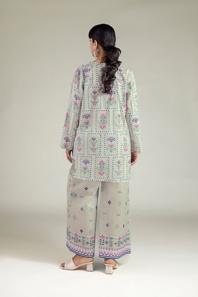 Printed | Cambric | 2-Piece Cambric Tailored | USD 40.00