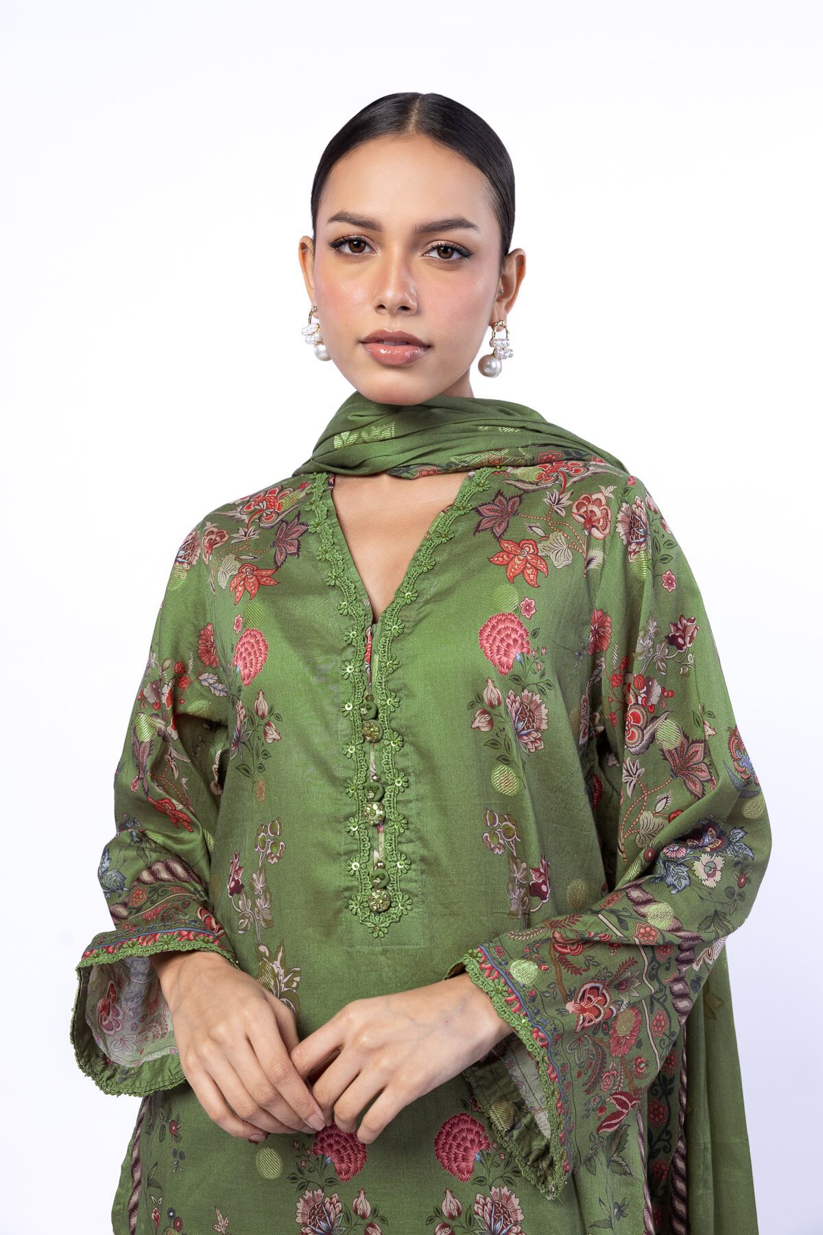 Buy Tailored 3 Piece | 0.0 N/A | T-A33-26-106FH-VG_MULTI | Khaadi