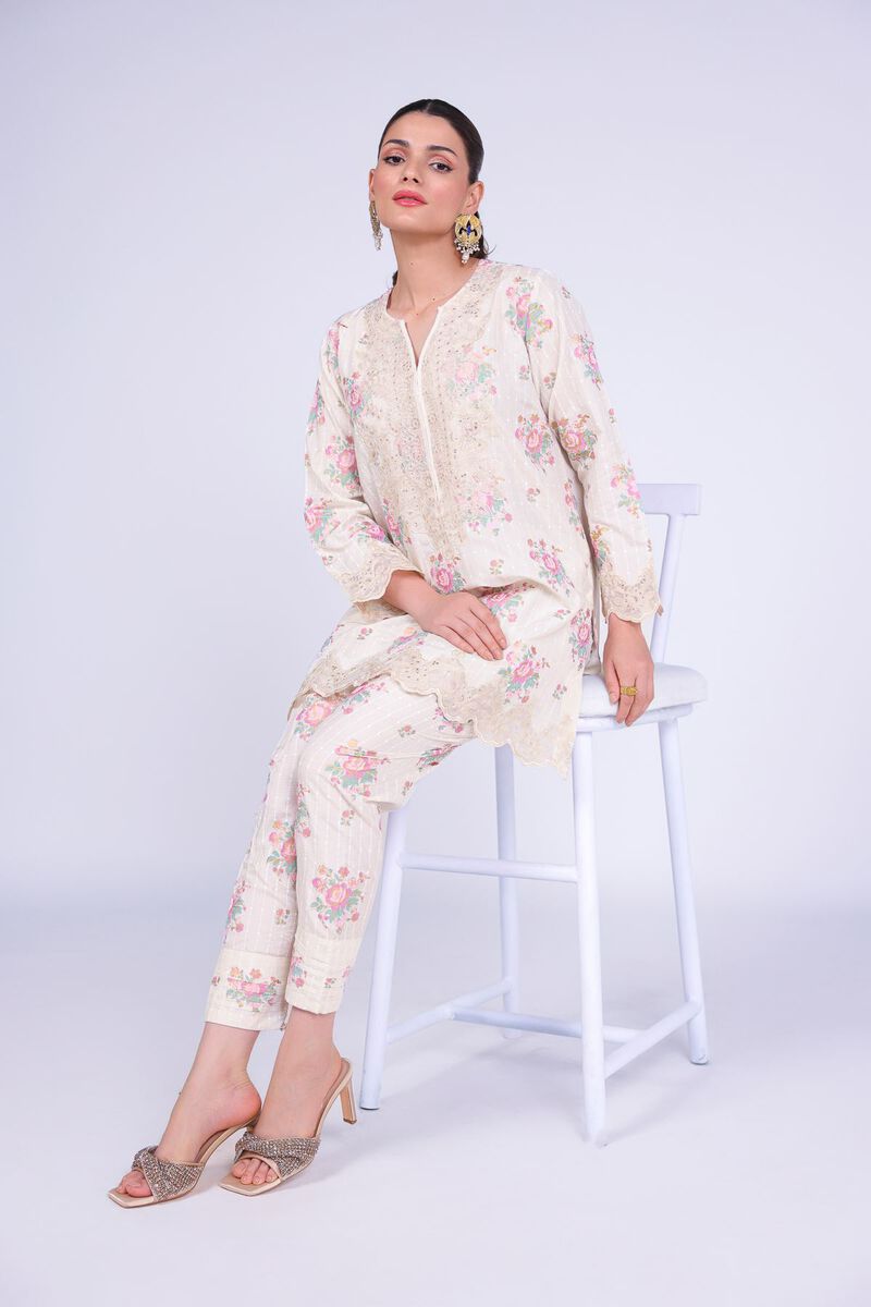 Embroidered | Raw Silk | Kurta | USD 55.00