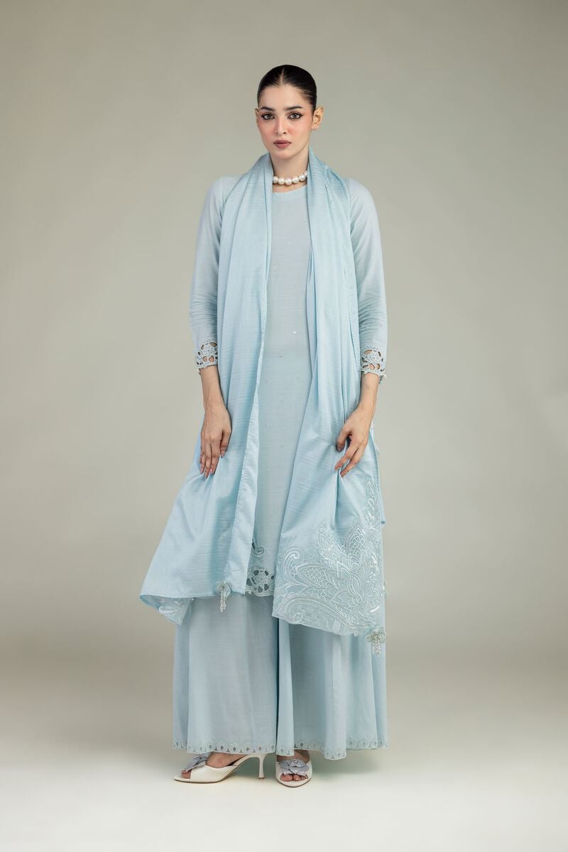 Raw Silk | 3-Piece Co-ord Set | USD 210.00