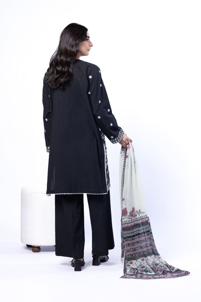 Embroidered | Cotton Dobby | Tailored 3 Piece | USD 75.00