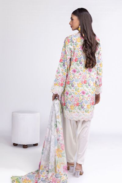Embroidered | Lawn | Fabrics 3 Piece | USD 20.00