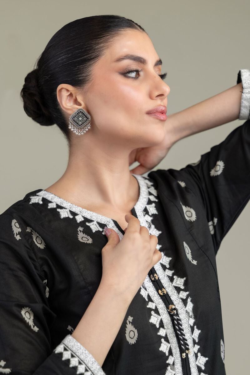 Embroidered | Lawn | Longline Lawn Kurta | USD 40.00