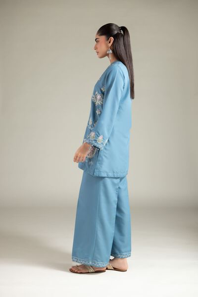 Embroidered | Blended Cambric | Pants | USD 7.50
