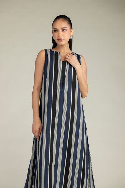 Printed | Cambric | Sleeveless Longline Kurta | USD 17.50