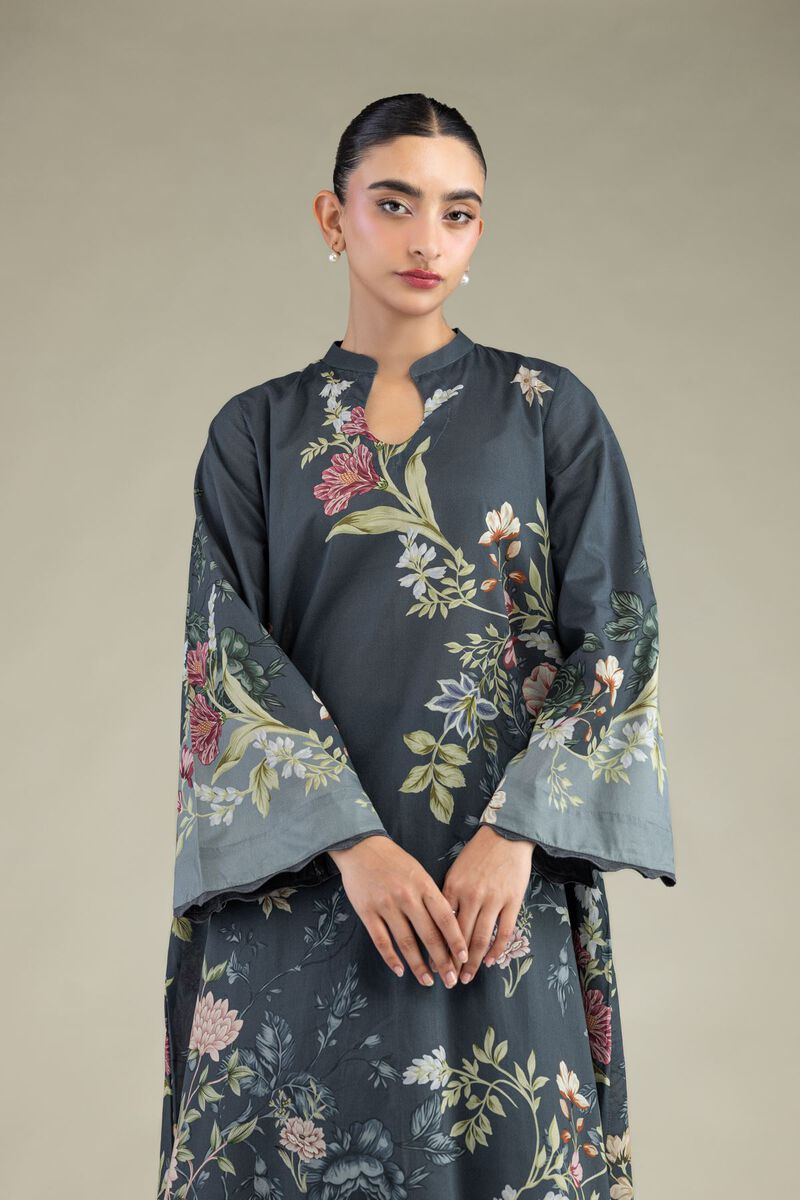 Printed | Cambric | Floral Cambric Kurta | USD 45.00