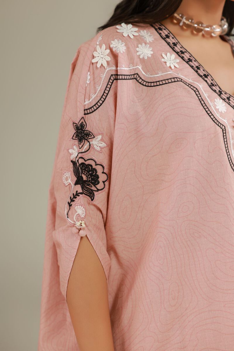 Embroidered | Cotton Dobby | Floral Cotton Kurta | USD 35.00