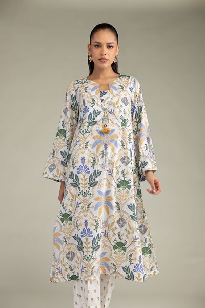 Printed | Cambric | Long Cambric Kurta | USD 35.00