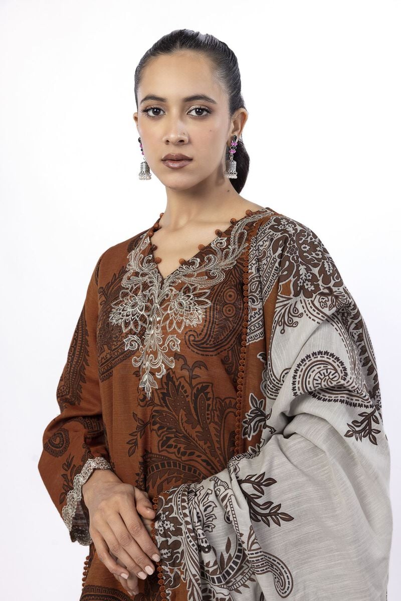 Embroidered | Light Khaddar | Tailored 3 Piece | USD 50.00