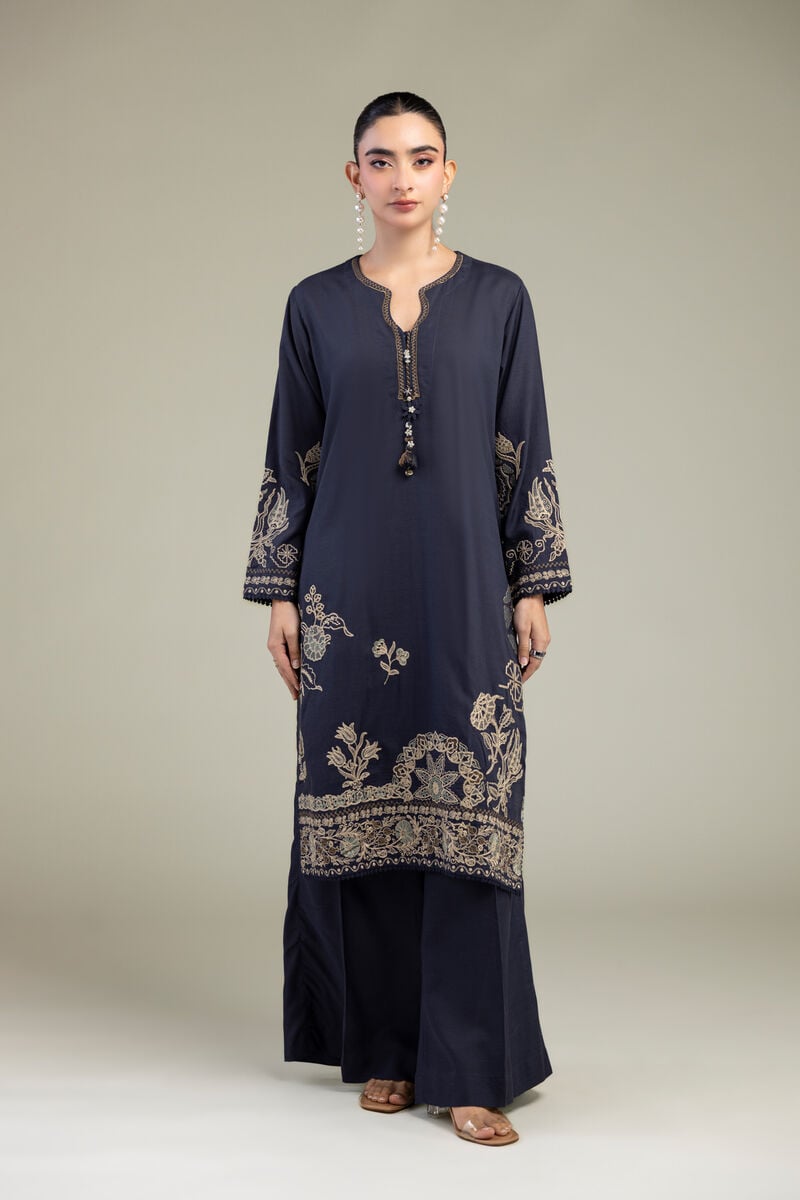 Embroidered | Raw Silk | Silk Solid Pants | USD 30.00