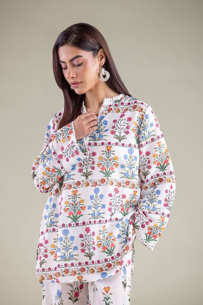 Embroidered | Textured Weave | Tunic | USD 35.00