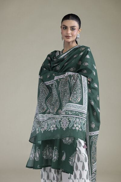 Embroidered | Cambric | Cambric Tailored 3-Piece | USD 65.00