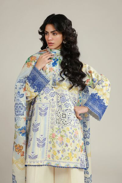 Printed | Jacquard | Tailored 3 Piece | USD 70.00