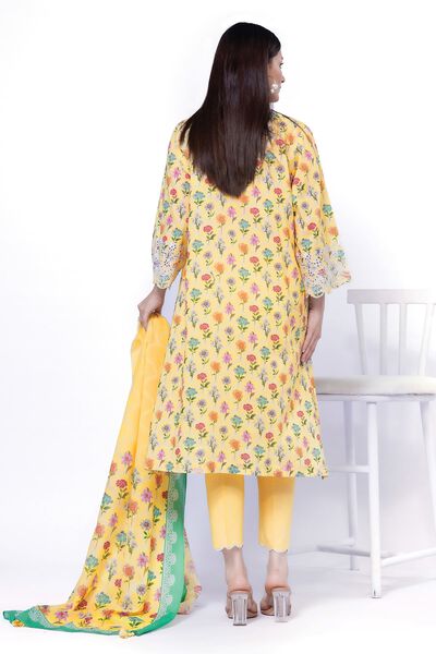 Embroidered | Lawn | Fabrics 3 Piece | USD 20.00
