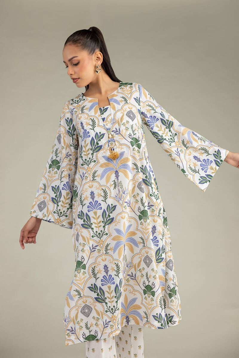 Printed | Cambric | Long Cambric Kurta | USD 35.00