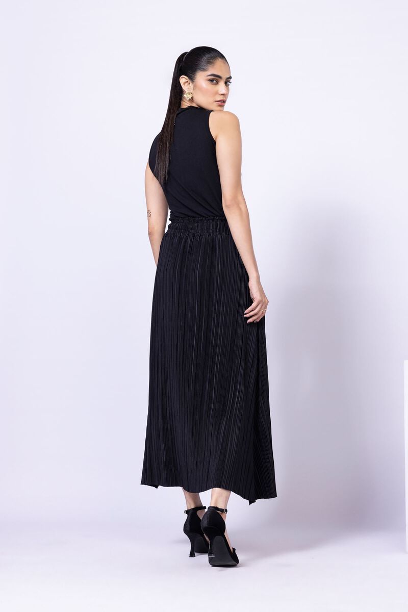 Dyed | Pleated Georgette | Skirt | USD 7.50