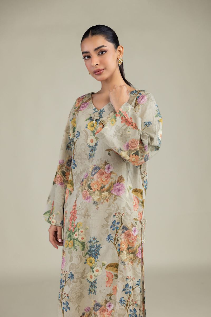 Printed | Cotton Dobby | Long Floral Kurta | USD 30.00
