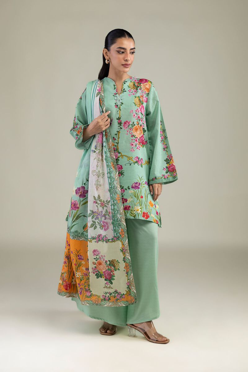 Printed | Lawn | Lawn Floral Dupatta | USD 30.00