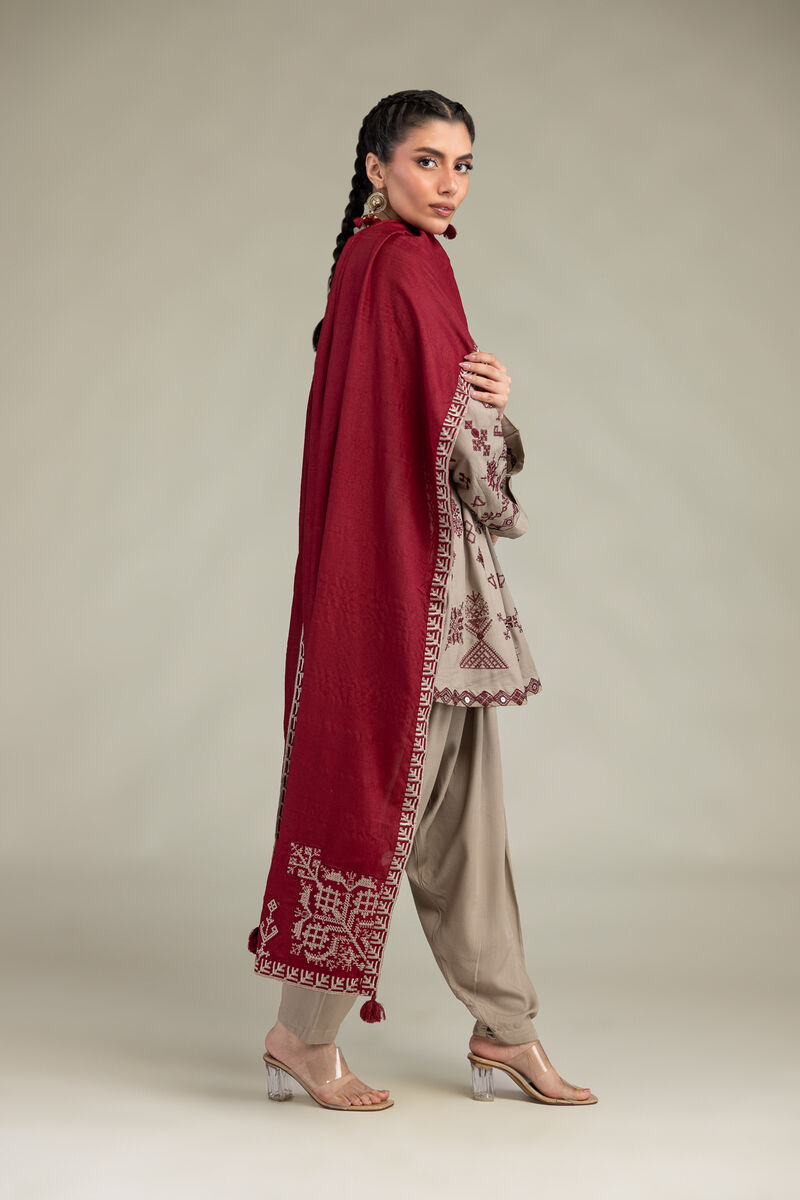 Embroidered | Polyester Silk | Polyester Silk Dupatta | USD 40.00