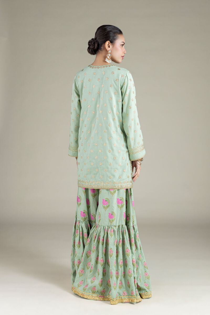 Embroidered | Raw Silk | Kurta | USD 60.00