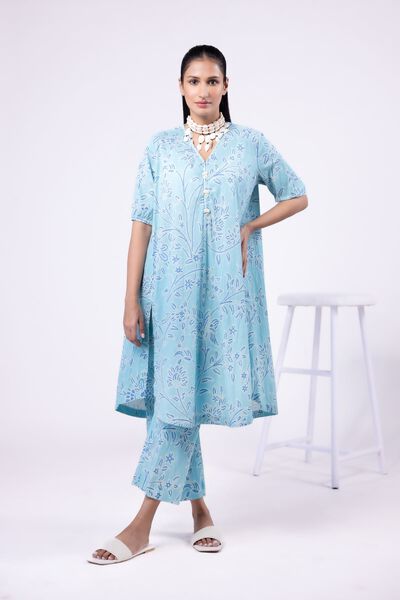 Printed | Ripple Crinkle | Kurta | USD 12.50