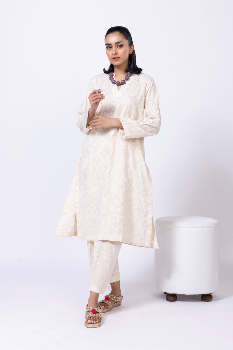 Embroidered | Cotton Dobby | Pants | USD 6.00