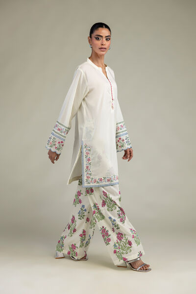 Embroidered | Cambric | Cambric Tailored 2-Piece | USD 55.00