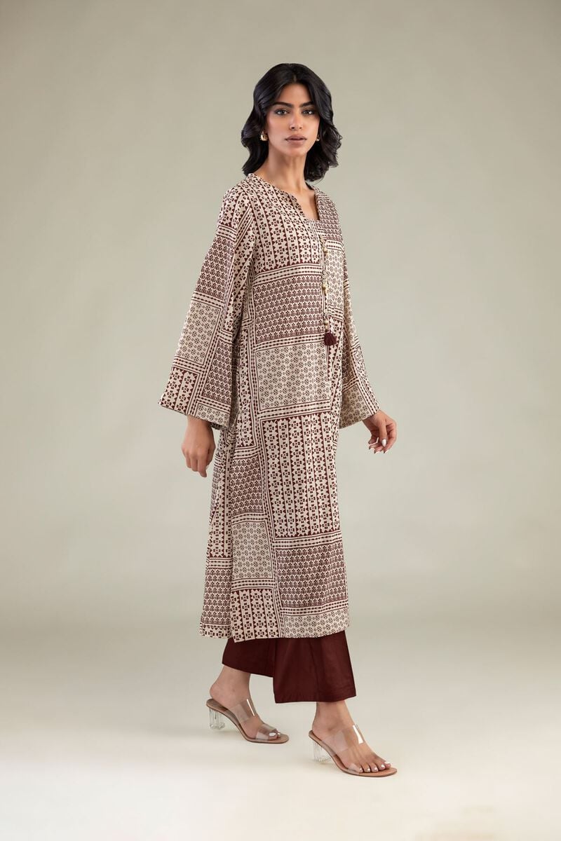 Printed | Cambric | Solid Brown Pants | USD 30.00