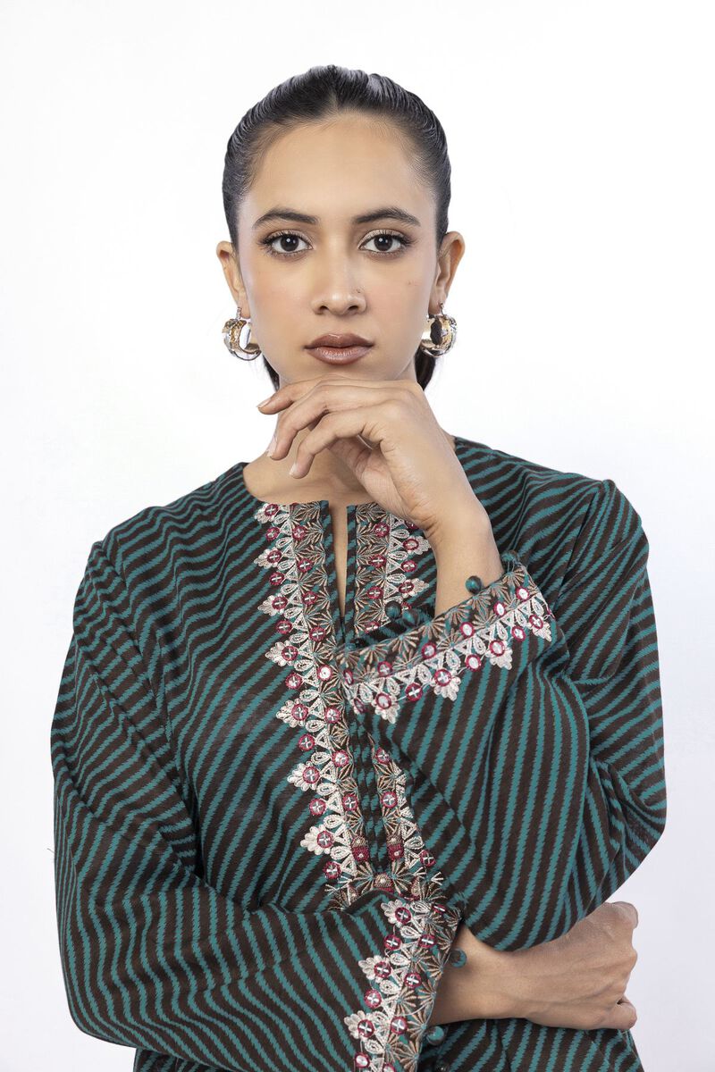 Embroidered | Khaddar | Tailored 2 Piece | Top and Bottom | USD 40.00