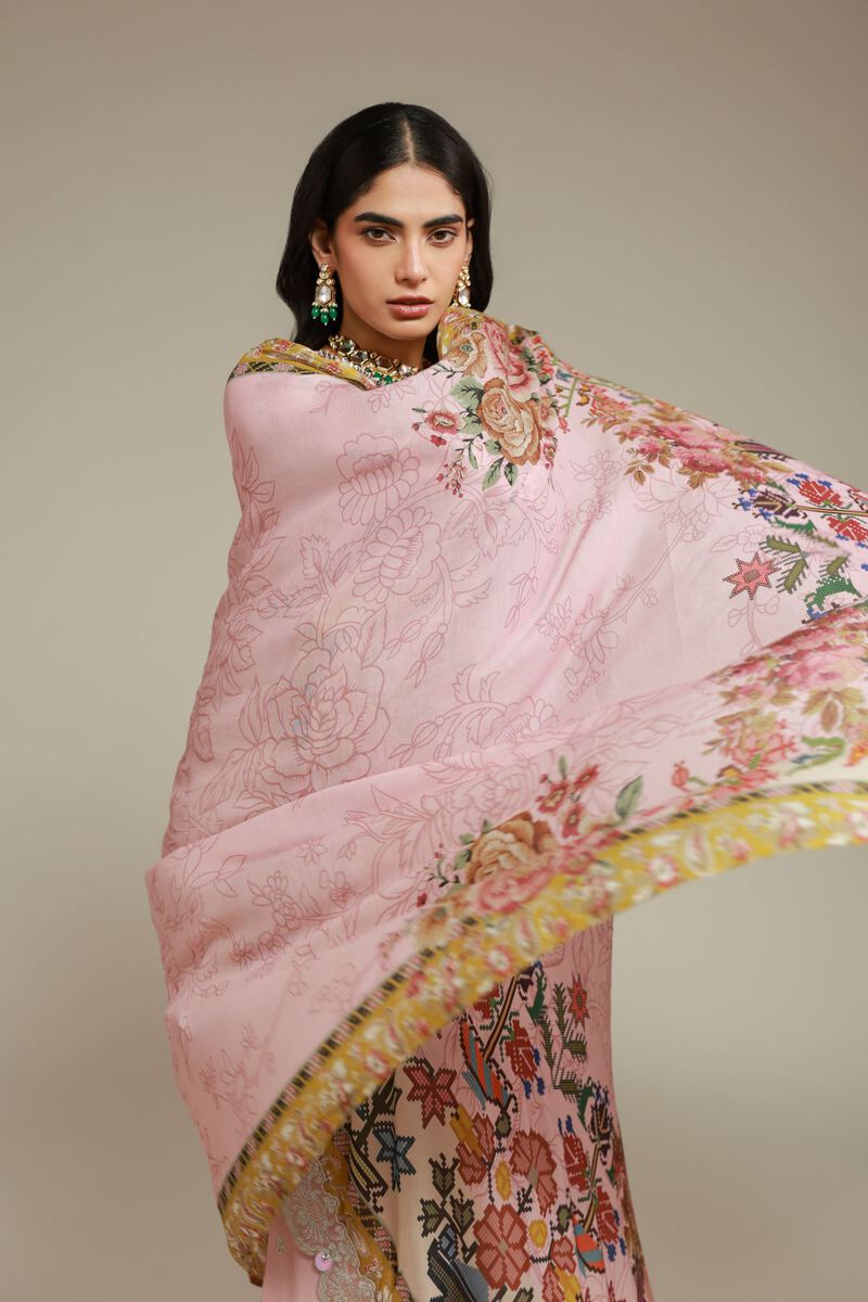 Embroidered | Raw Silk | 3 Piece Co-ord Set | USD 145.00