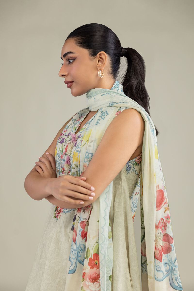 Printed | Lawn | Floral Lawn Dupatta | USD 30.00