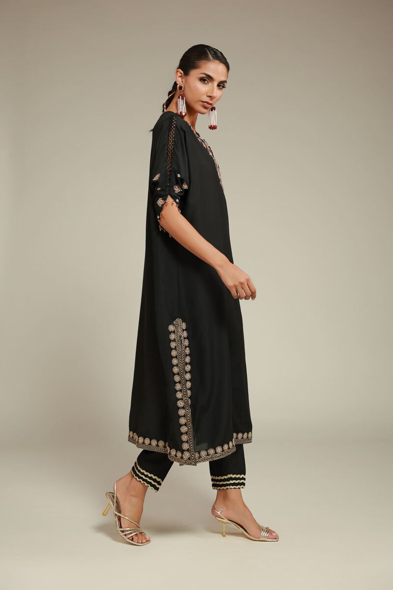 Embroidered | Raw Silk | 2 Piece Co-ord Set | Top and Bottom | USD 65.00