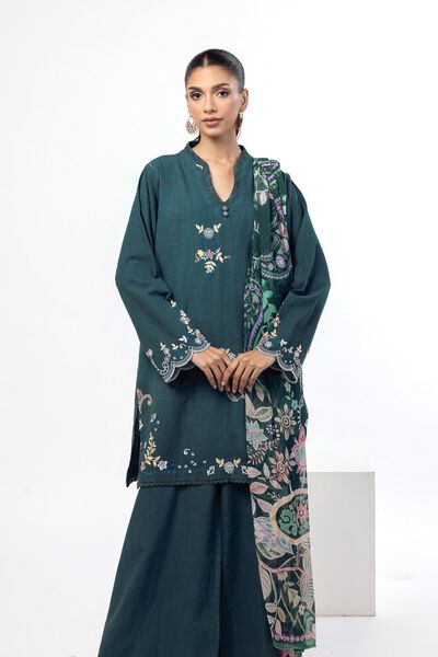 Embroidered | Crosshatch | Tailored 3 Piece | USD 32.50