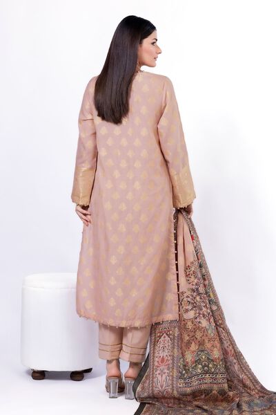 Printed | Jacquard | Tailored 3 Piece | USD 40.00