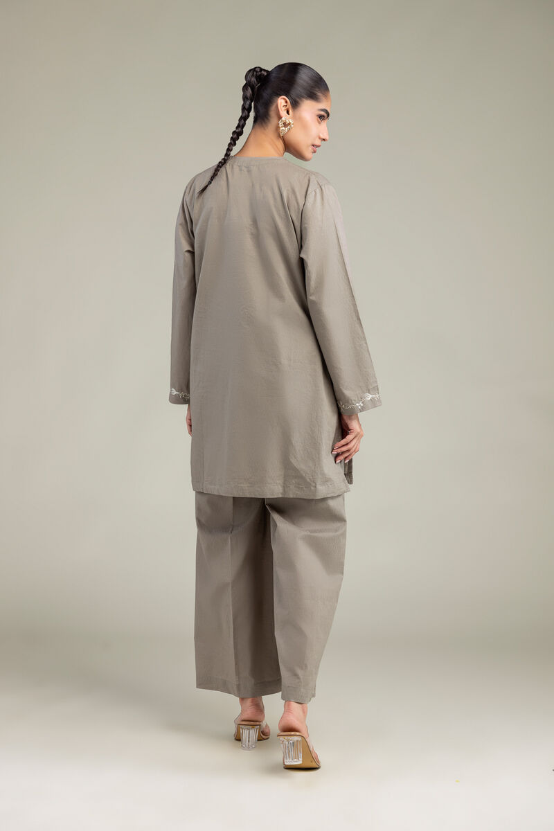 Embroidered | Cotton Dobby | Short Cotton Kurta | USD 40.00