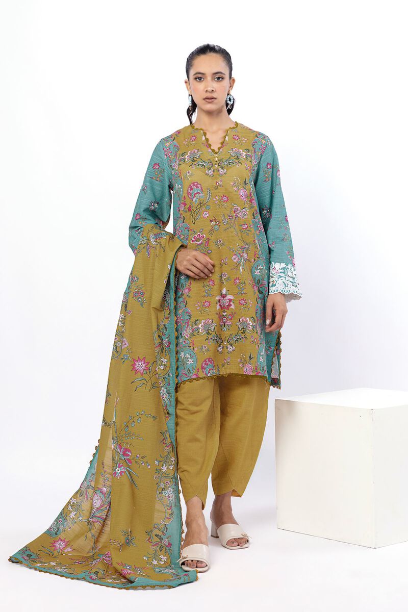 Embroidered | Light Khaddar | Tailored 3 Piece | USD 50.00